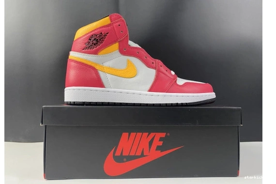 Light OG Red 555088-603 High 555088-603 AIR Fusion 1 Retro Jordan 0208